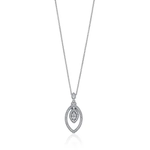 Diamond Double Drop Pendant