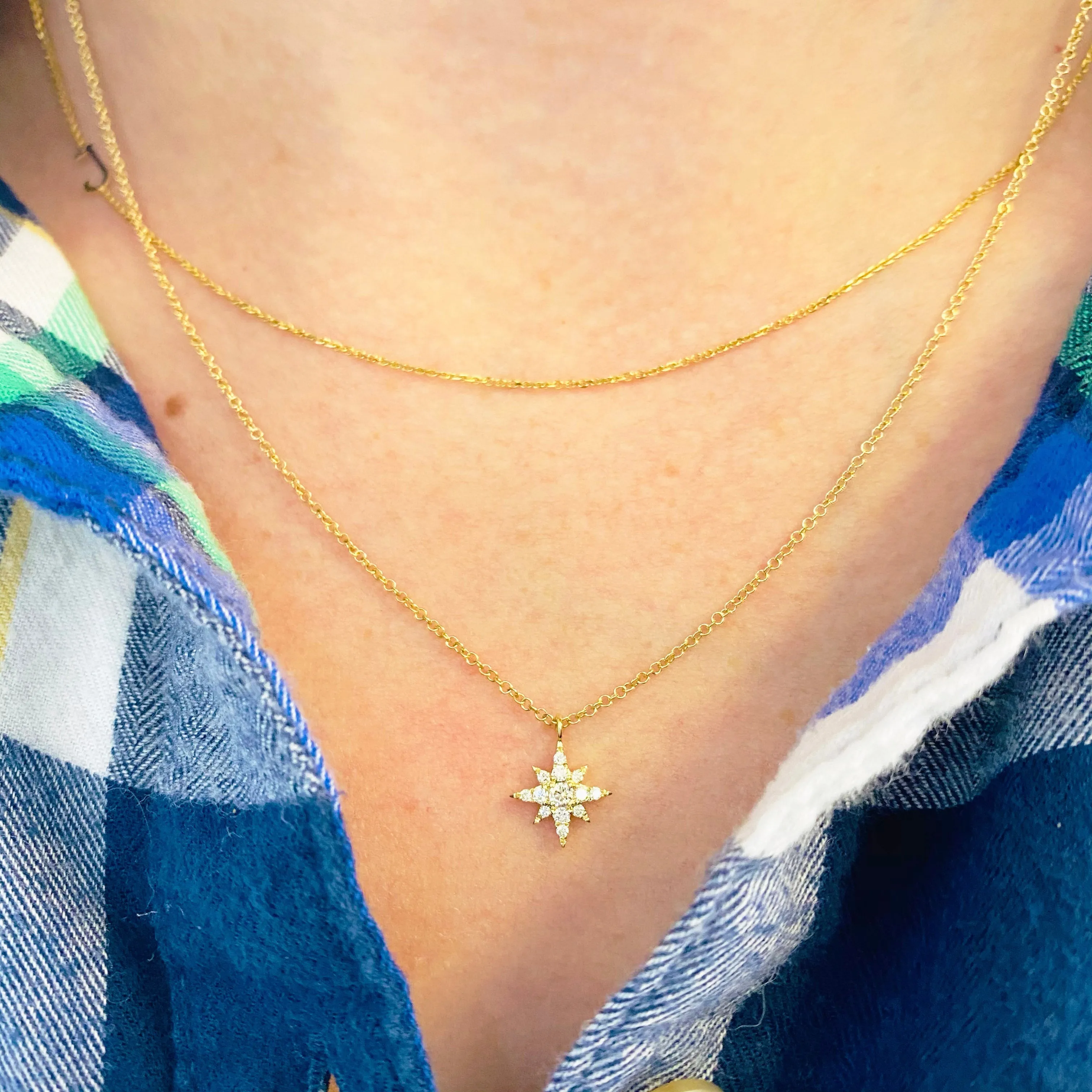 Diamond North Star Necklace