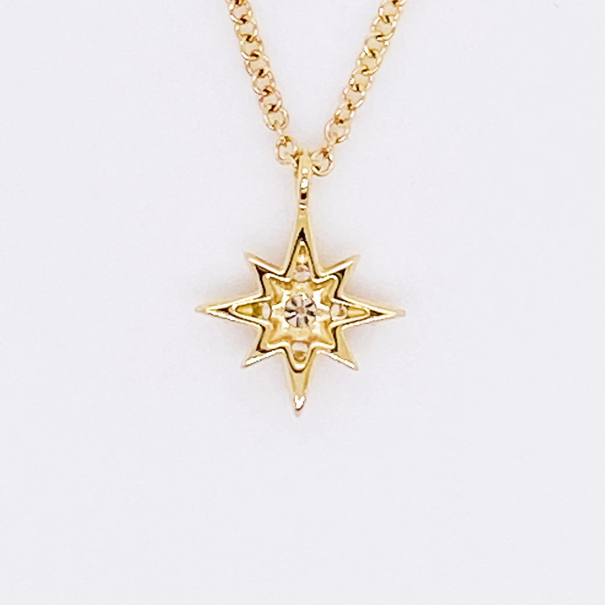 Diamond North Star Necklace