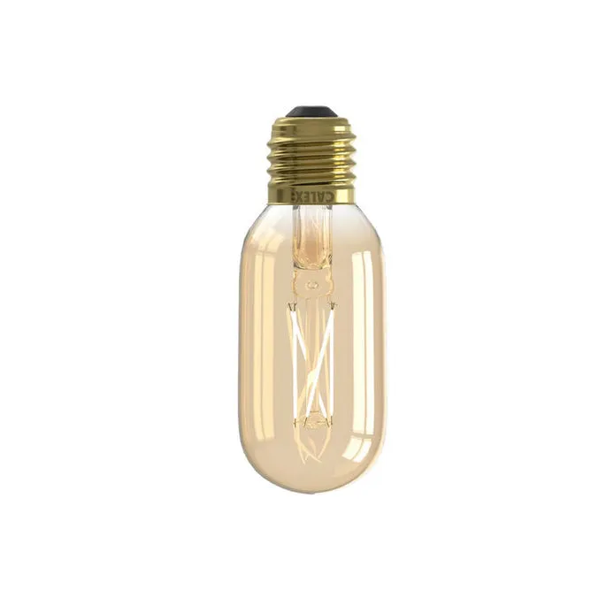 Dimmable LED Tube Zigzag Filament Bulb - E27 (Tinted) 4w 11cm