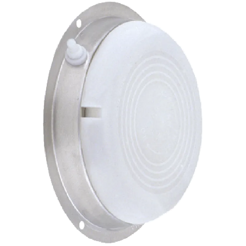 Dome Light w/Switch - Double Contact - Flange