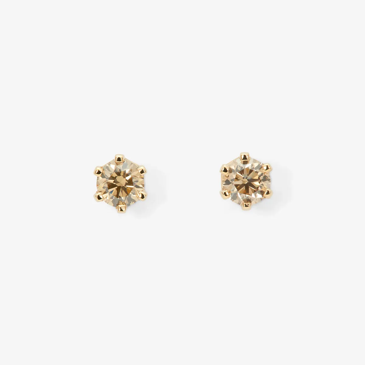 E1903BR | 3.5mm Brown Diamond Studs