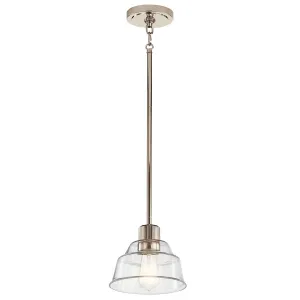 Eastmont 8 in. Pendant Light Nickel Finish