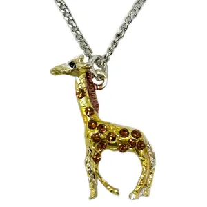 Edinburgh Zoo Boxed Giraffe Pendant Necklace