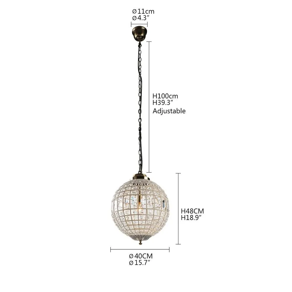 Fancy® Retro Vintage Royal Empire Ball Style Big Led Crystal Modern Chandelier