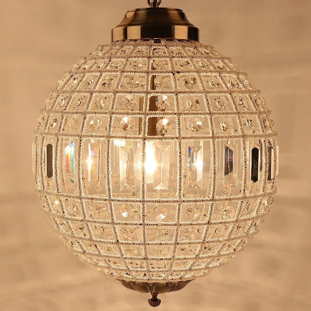 Fancy® Retro Vintage Royal Empire Ball Style Big Led Crystal Modern Chandelier