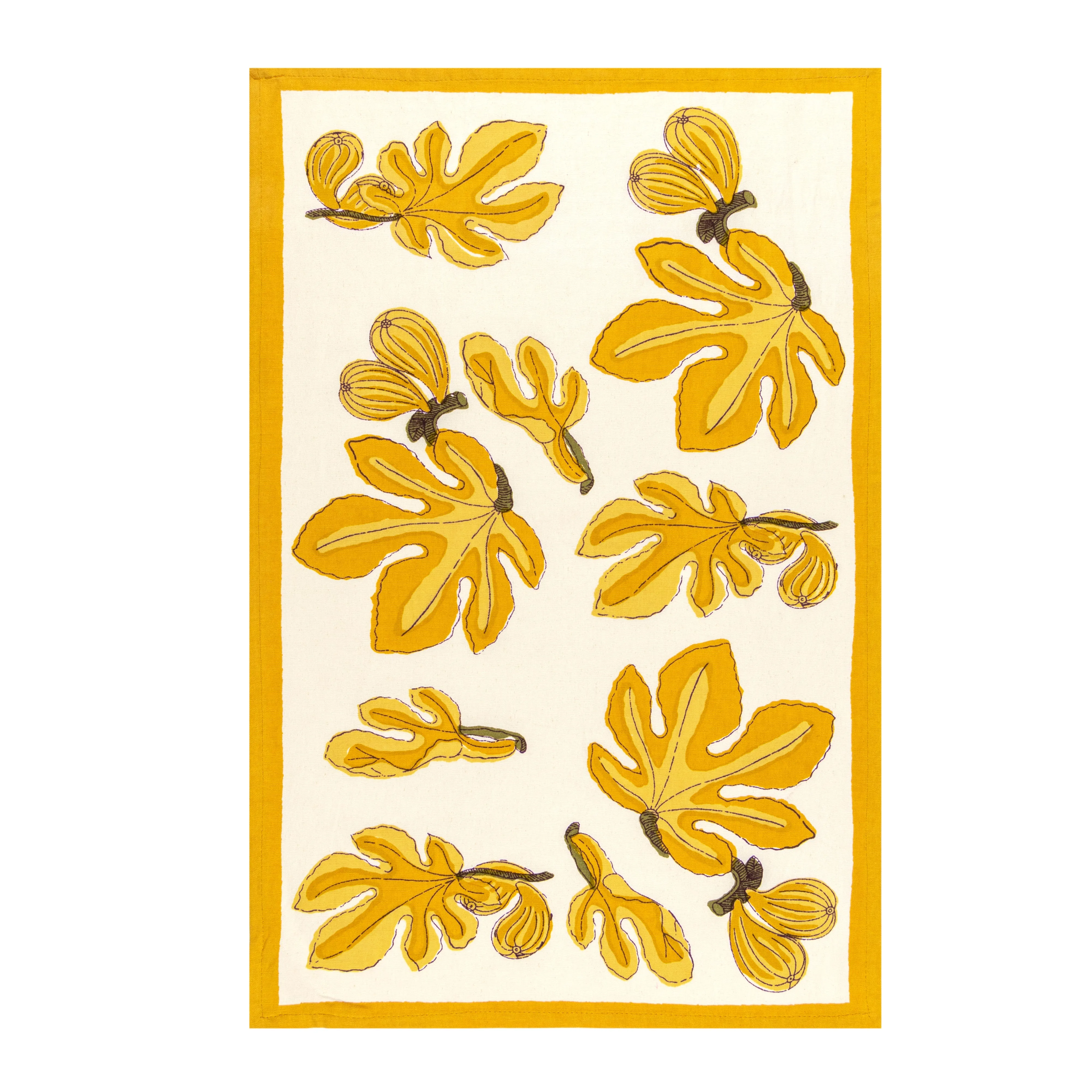 Fig Citrine Tea Towels, Set of 3