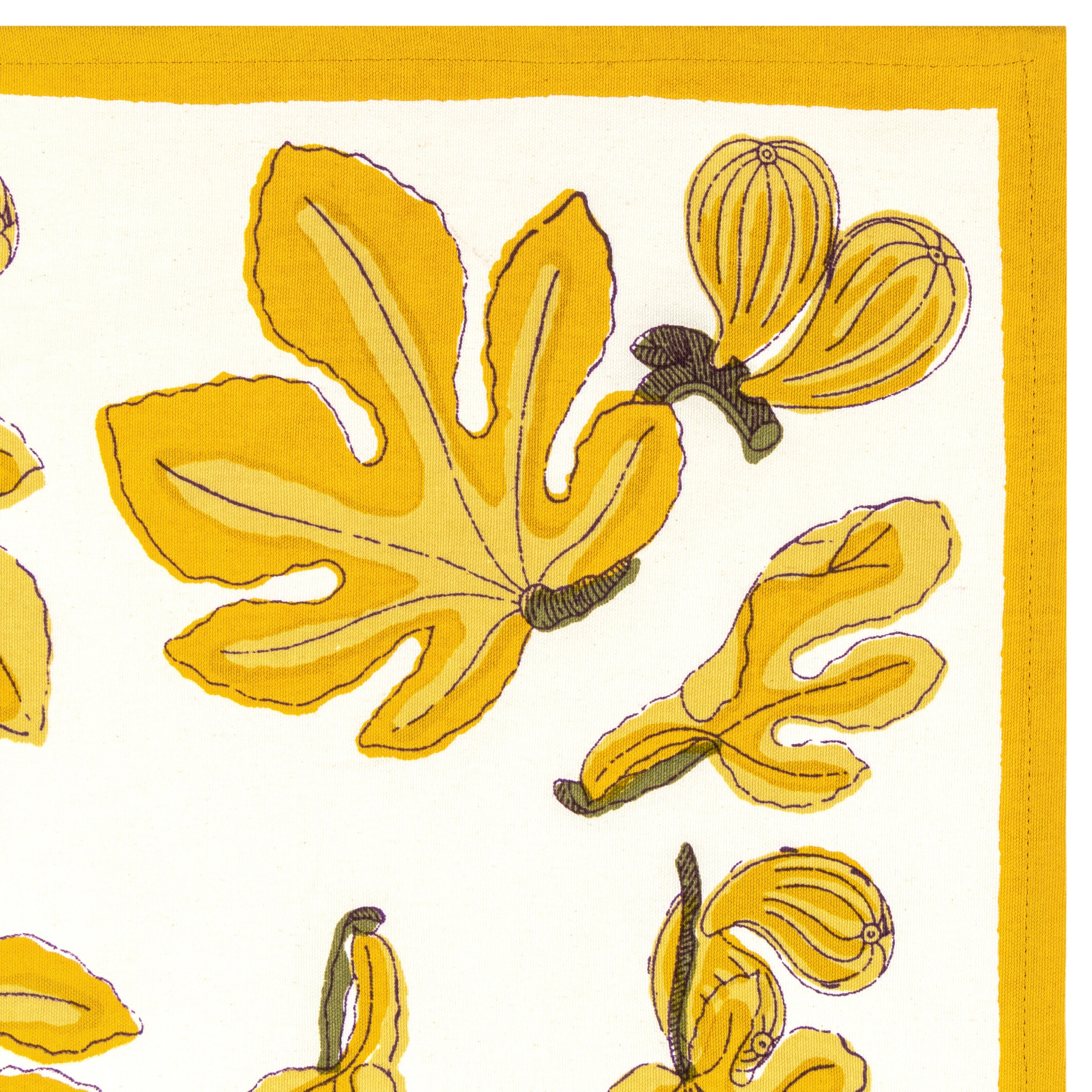 Fig Citrine Tea Towels, Set of 3