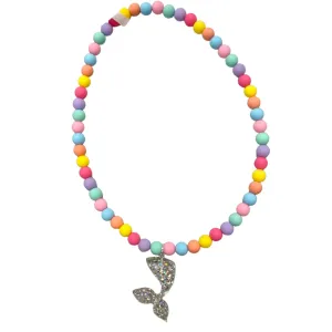 Girls Beaded Necklace - Fairy Tale - Rainbow