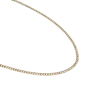 Gold Filled Curb Link Necklace