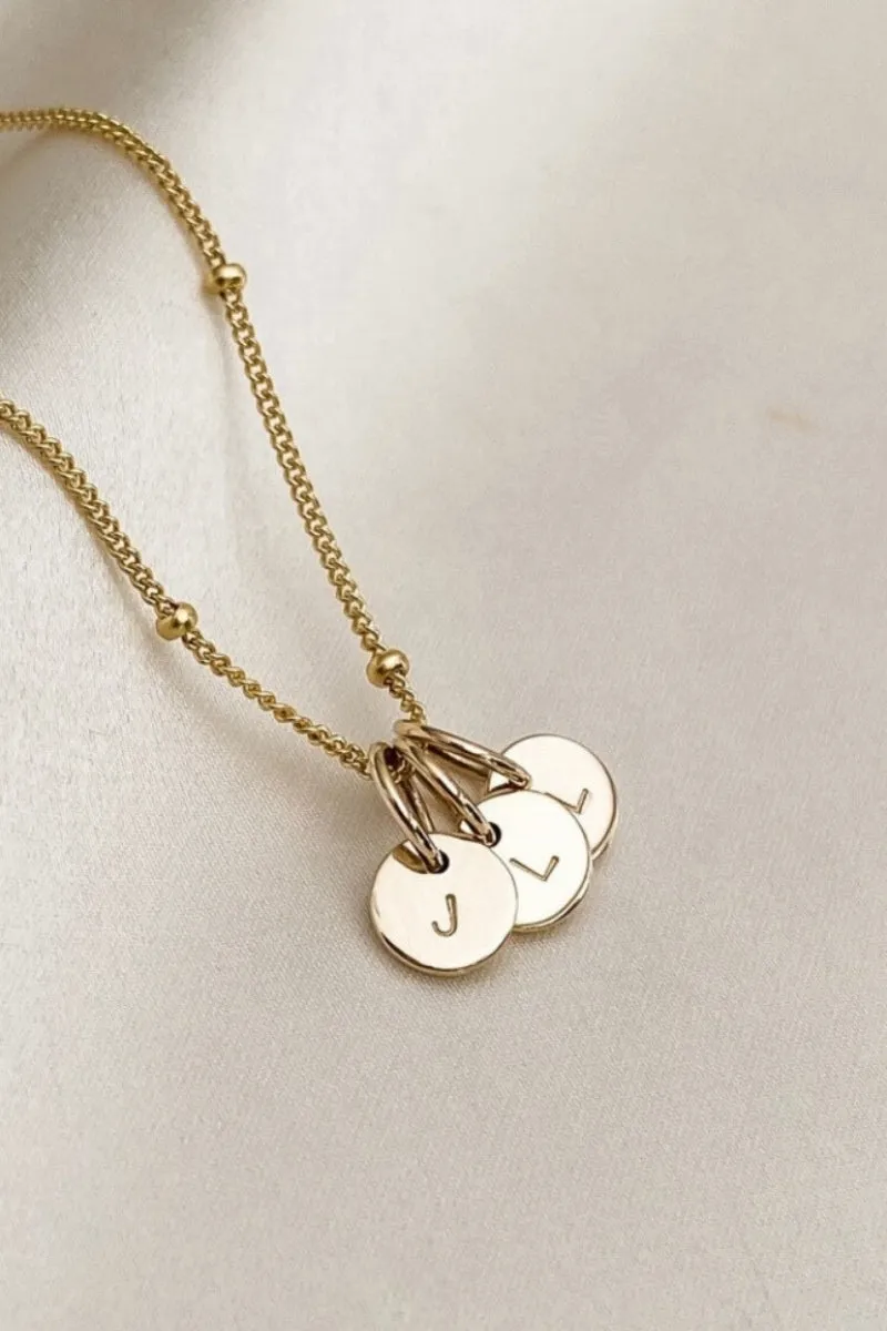 Gold Petite Personalised Necklace