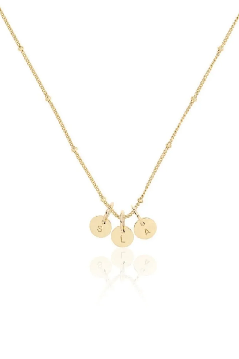 Gold Petite Personalised Necklace