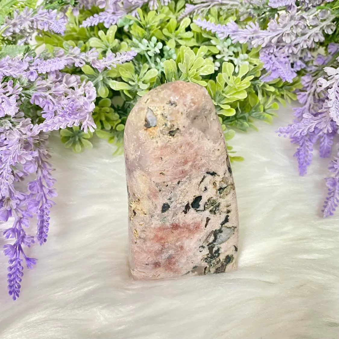 High-Quality Pink Amethyst Free Form Crystal