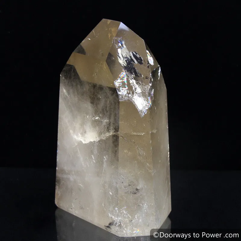 John of God Casa Citrine Abundance Power Crystal Point 'Grounding and Manifestation'