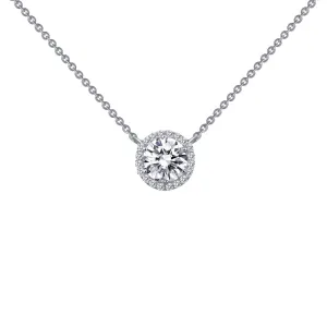 Lafonn Classic Round Diamond Necklace N0038CLP18