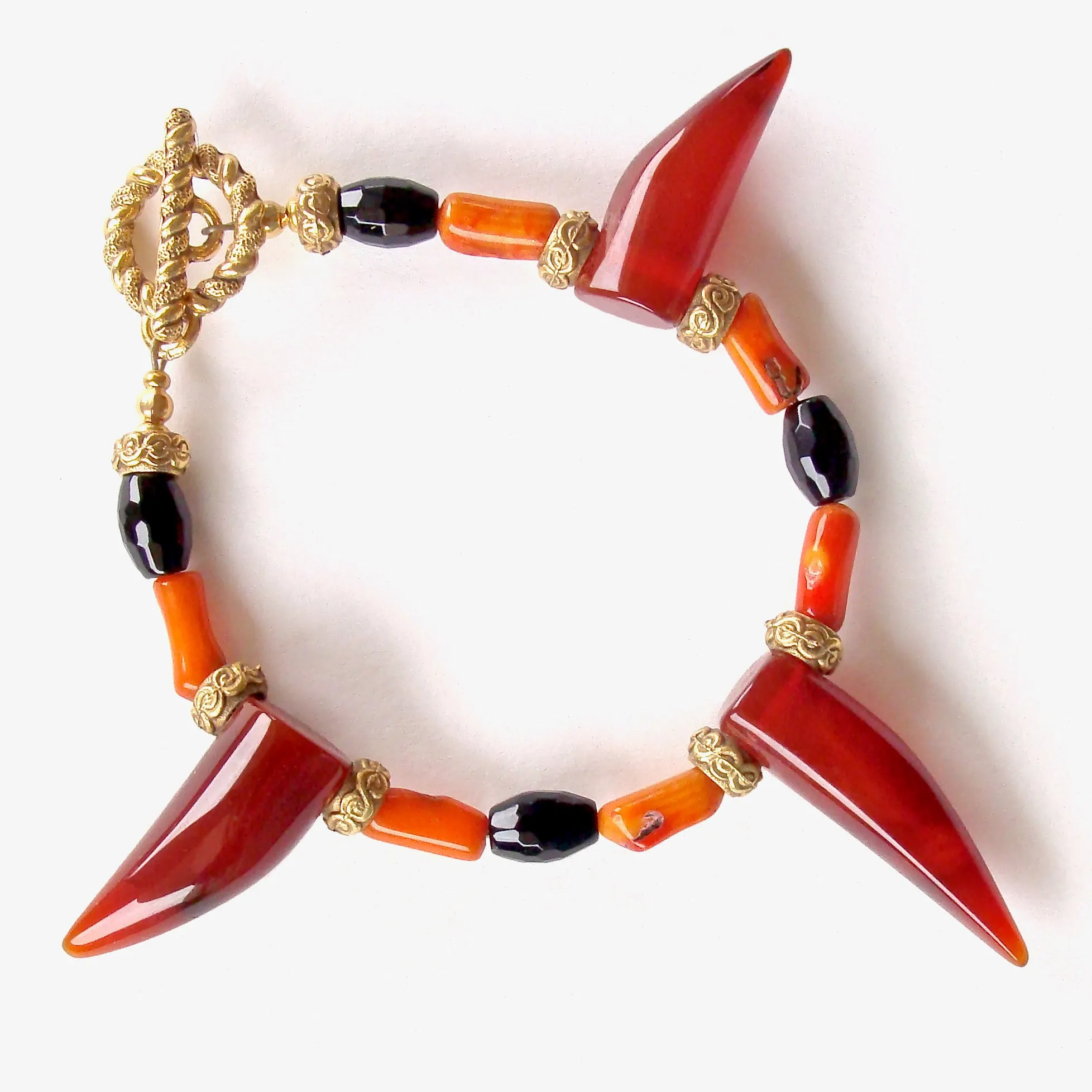 Leandra: Carnelian Bracelet