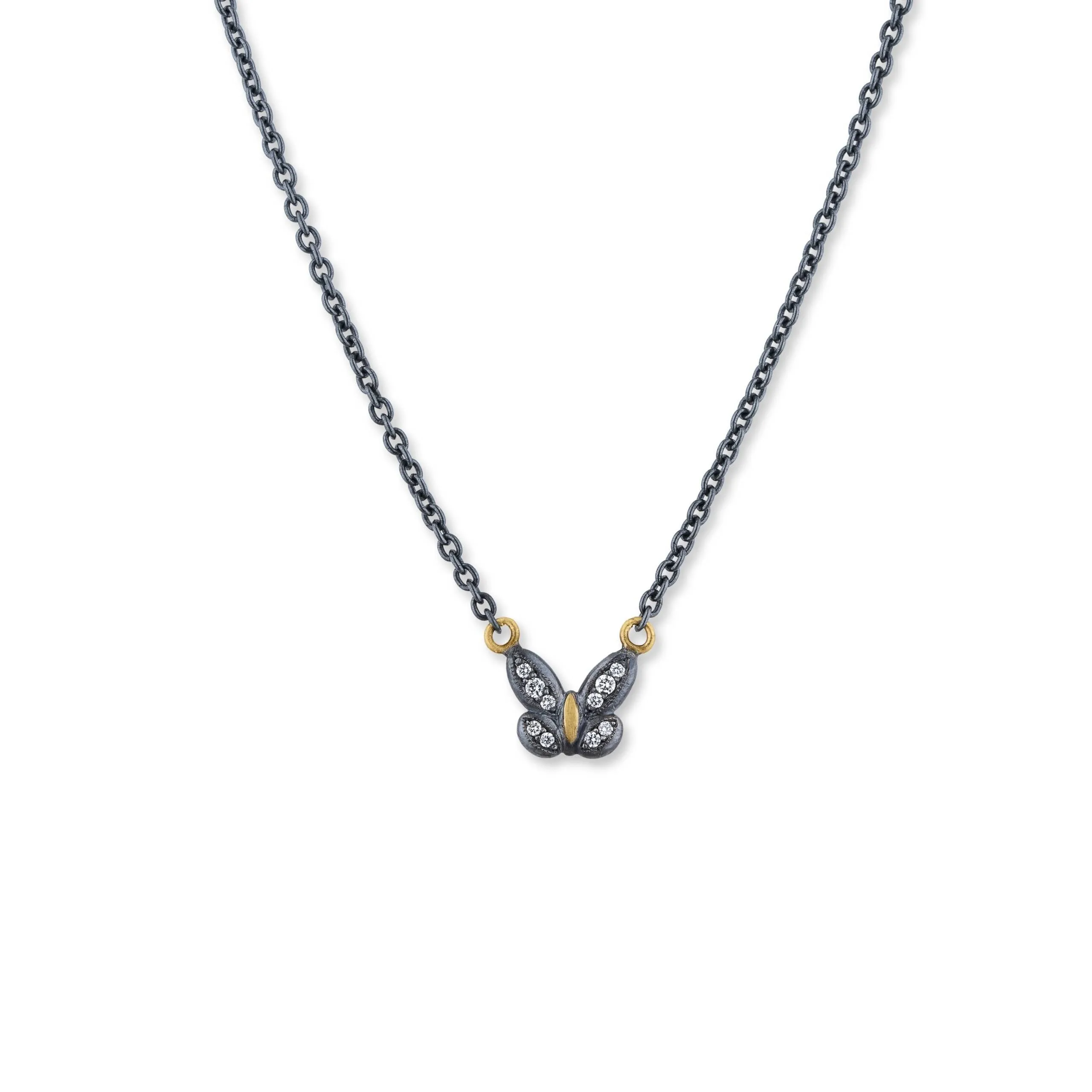 Lika Behar Petite Butterfly Valley Necklace