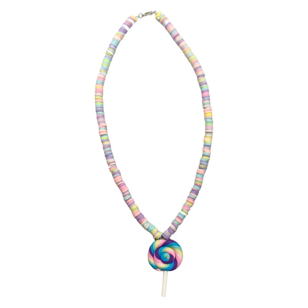 Lollipop Beaded Necklace