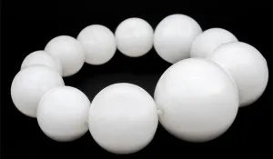 Luxury White Jade Natural Gemstone Bracelet