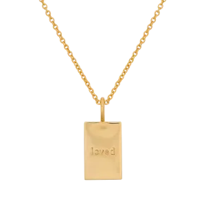 Memento Necklace 'Loved'