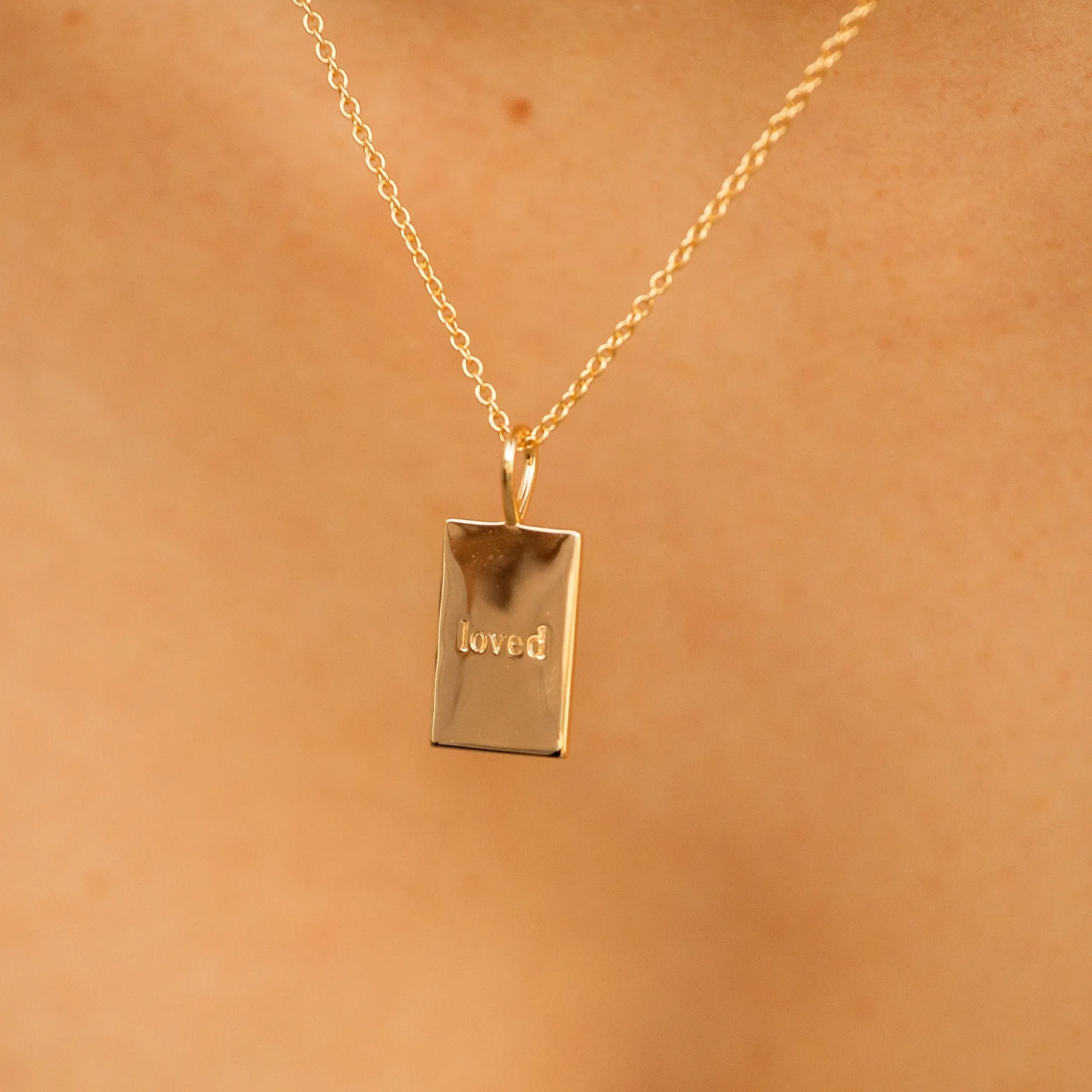 Memento Necklace 'Loved'