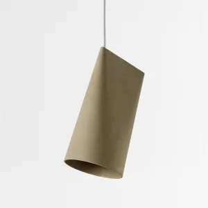 Moebe Ceramic Pendant Narrow - Olive