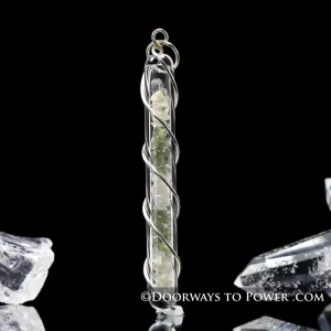 Moldavite Journeyer Crystal Pendant