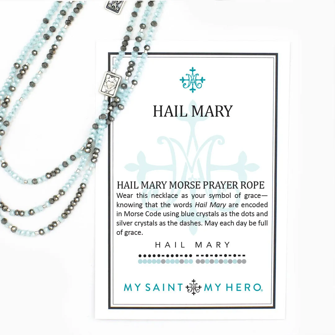 My Saint My Hero Morse Code Prayer Rope