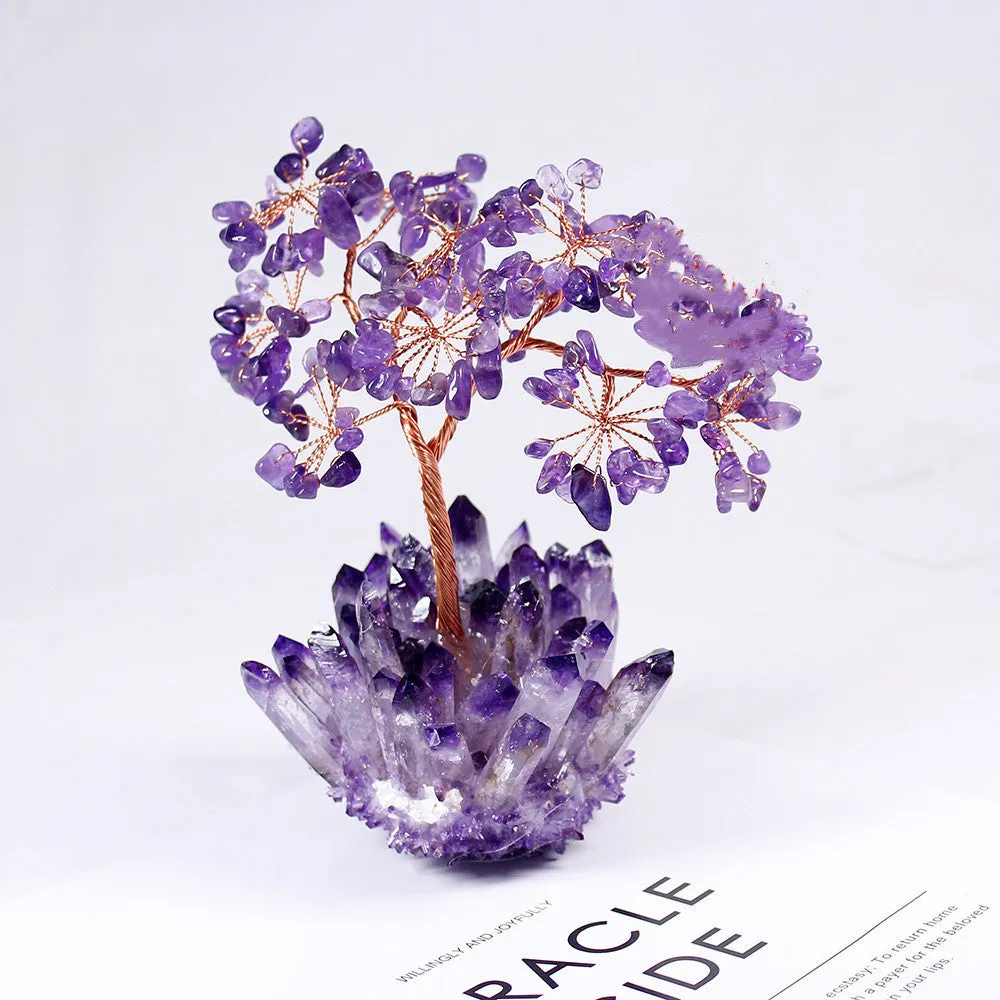 Natural Amethyst Flower Tree