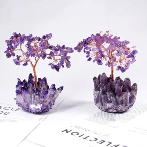 Natural Amethyst Flower Tree