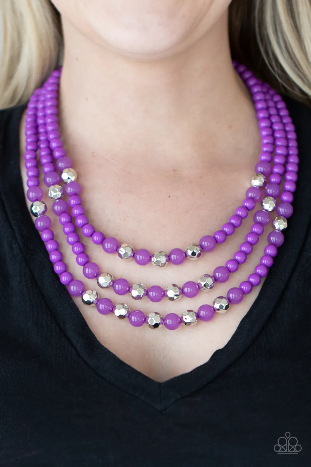 Necklace STAYCATION All I Ever Wanted - Purple N447