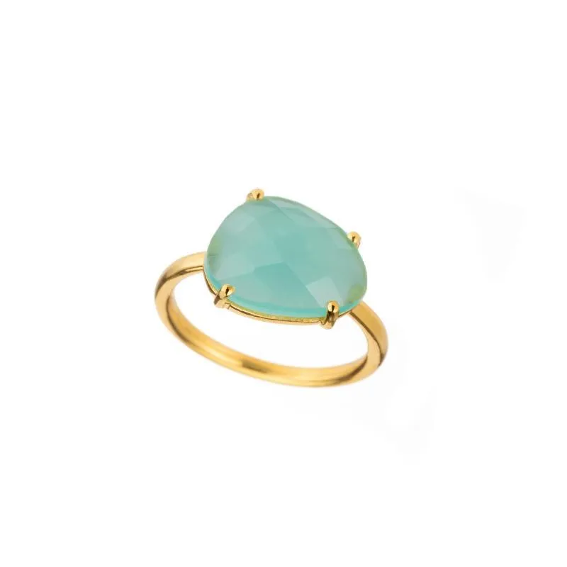 Oblong Gemstone Ring