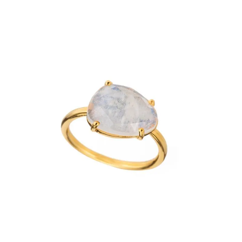 Oblong Gemstone Ring