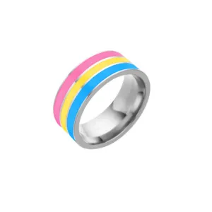 Pansexual Pride Ring