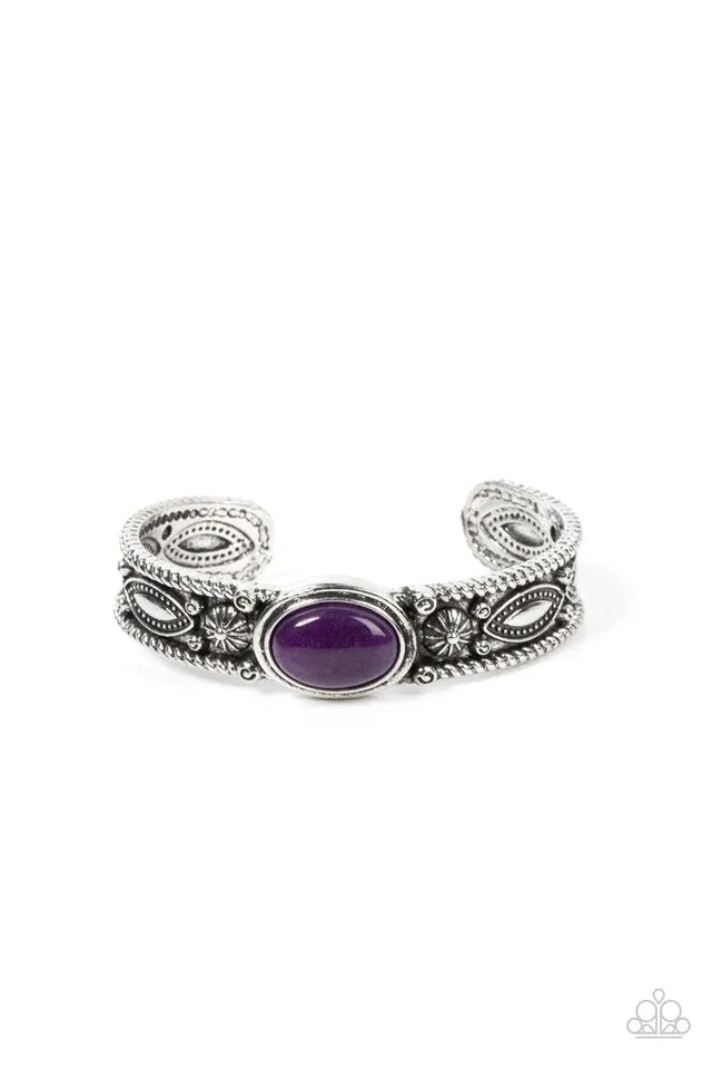 Paparazzi Bracelet ~ Rural Repose - Purple