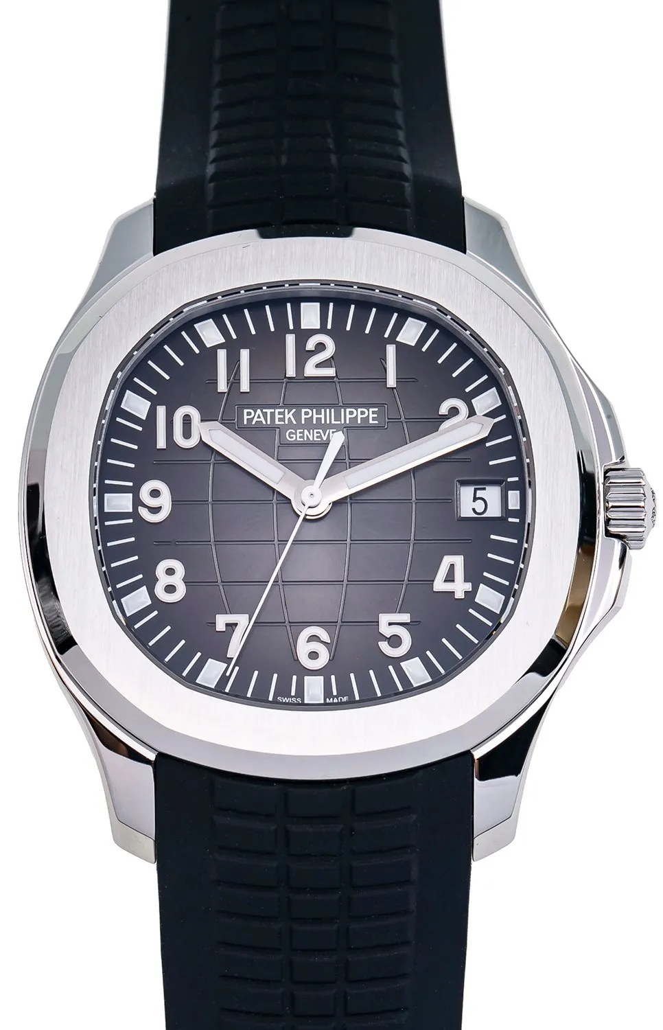 Patek Philippe Aquanaut Stainless Steel/ Black Embossed Dial (Ref#5167A-001)