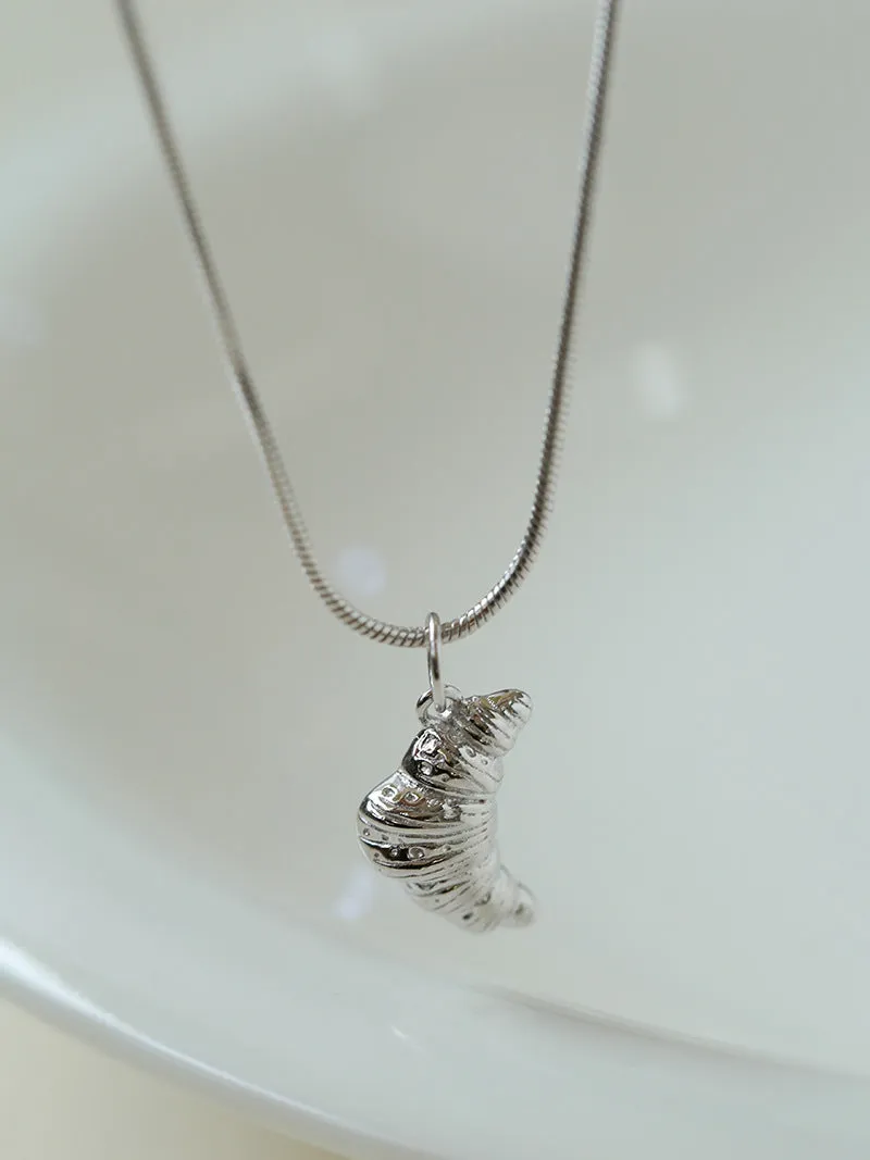 Petite Croissant Pendant Necklace