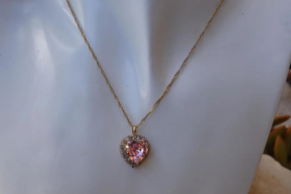 Pink Heart Pendant