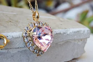 Pink Heart Pendant