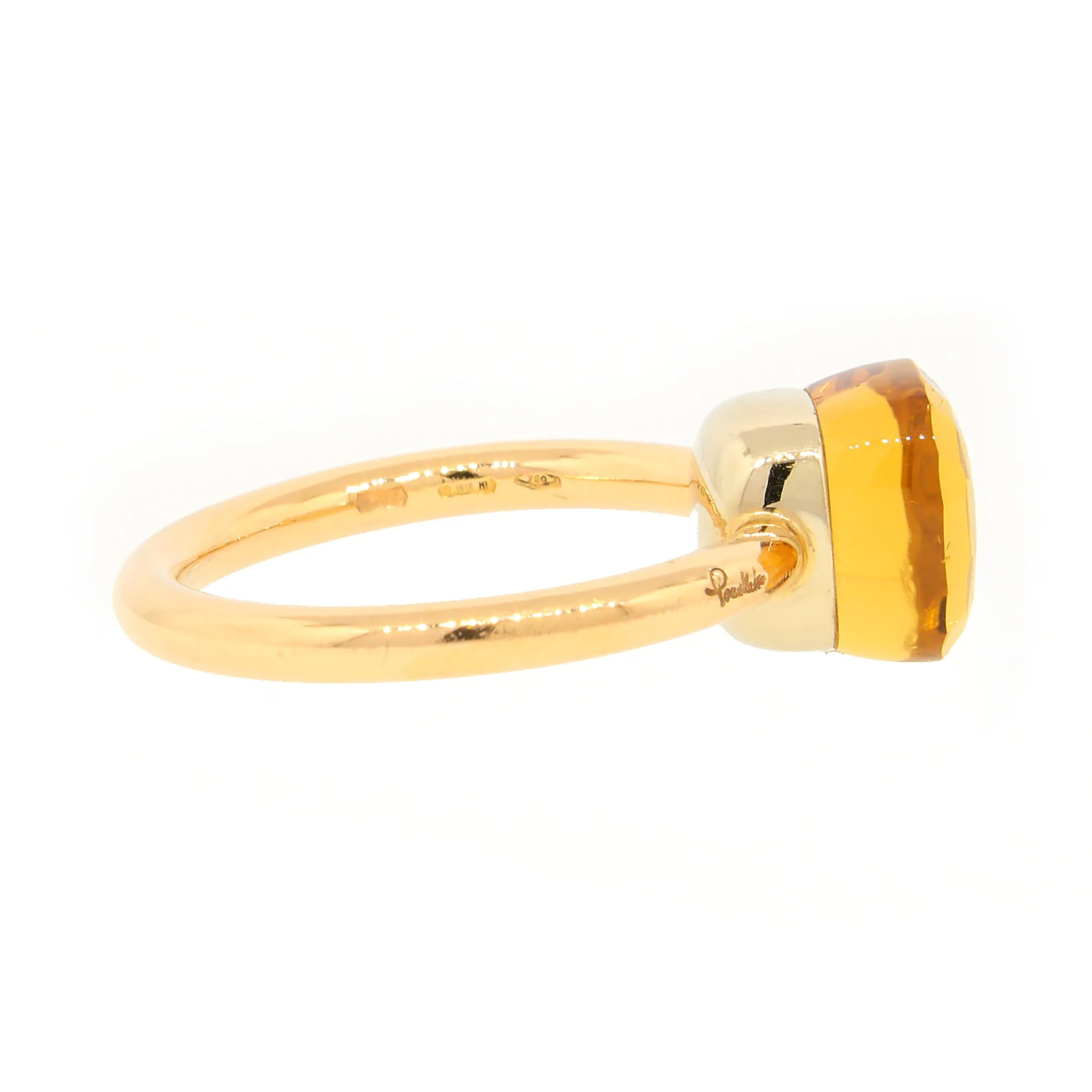 Pomellato Nudo Classic Citrine Ring in 18k Gold