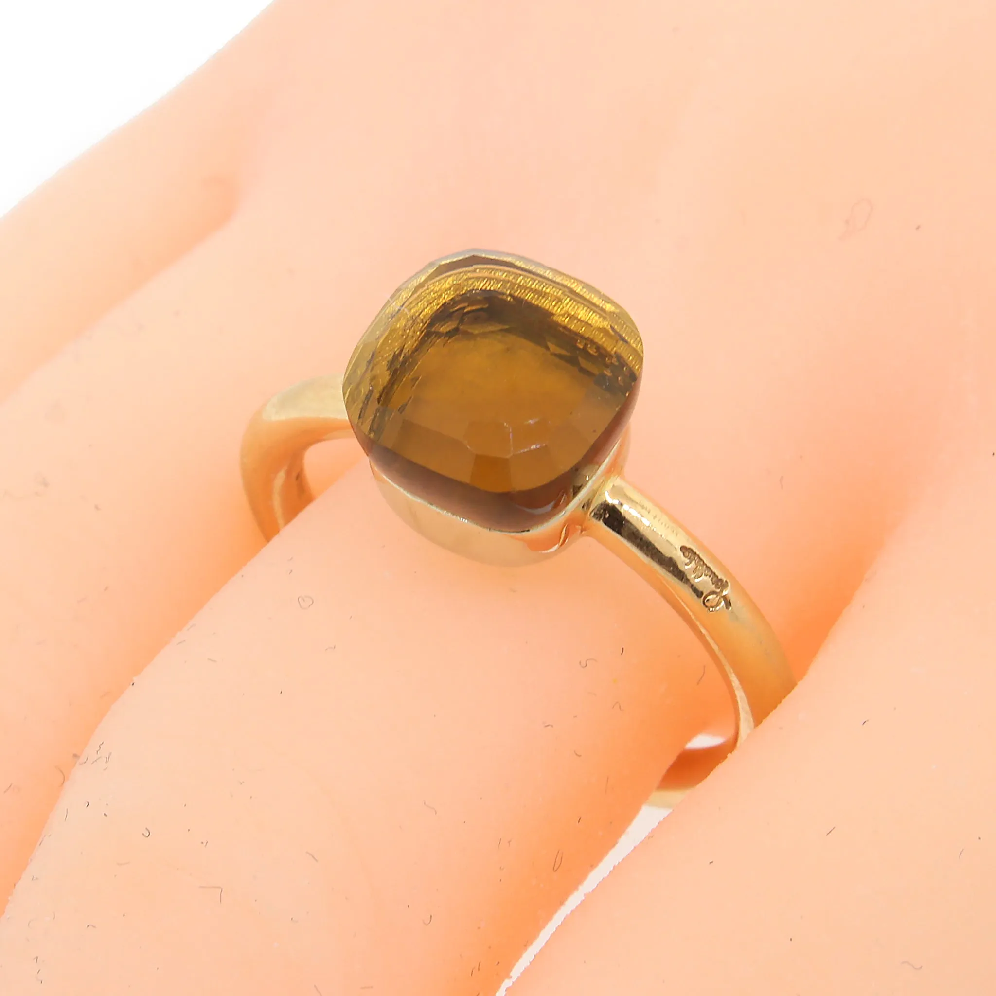 Pomellato Nudo Classic Citrine Ring in 18k Gold