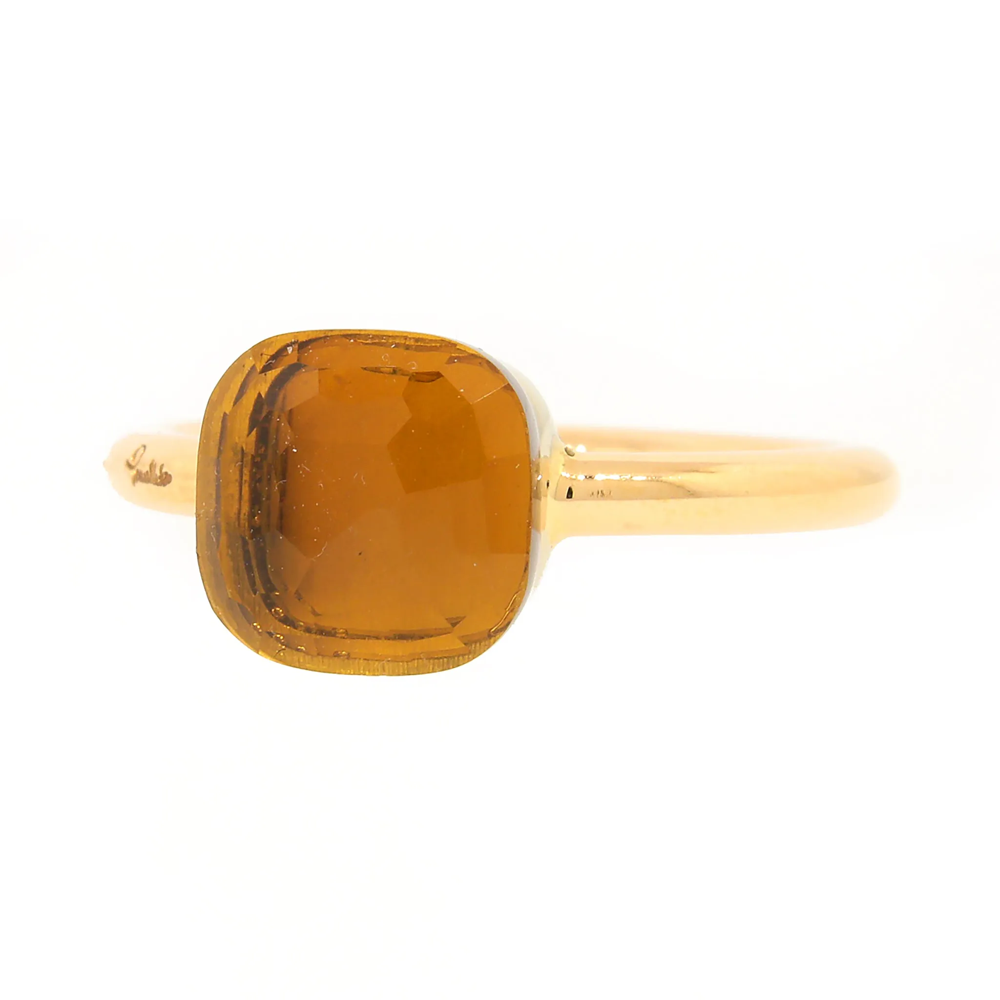 Pomellato Nudo Classic Citrine Ring in 18k Gold