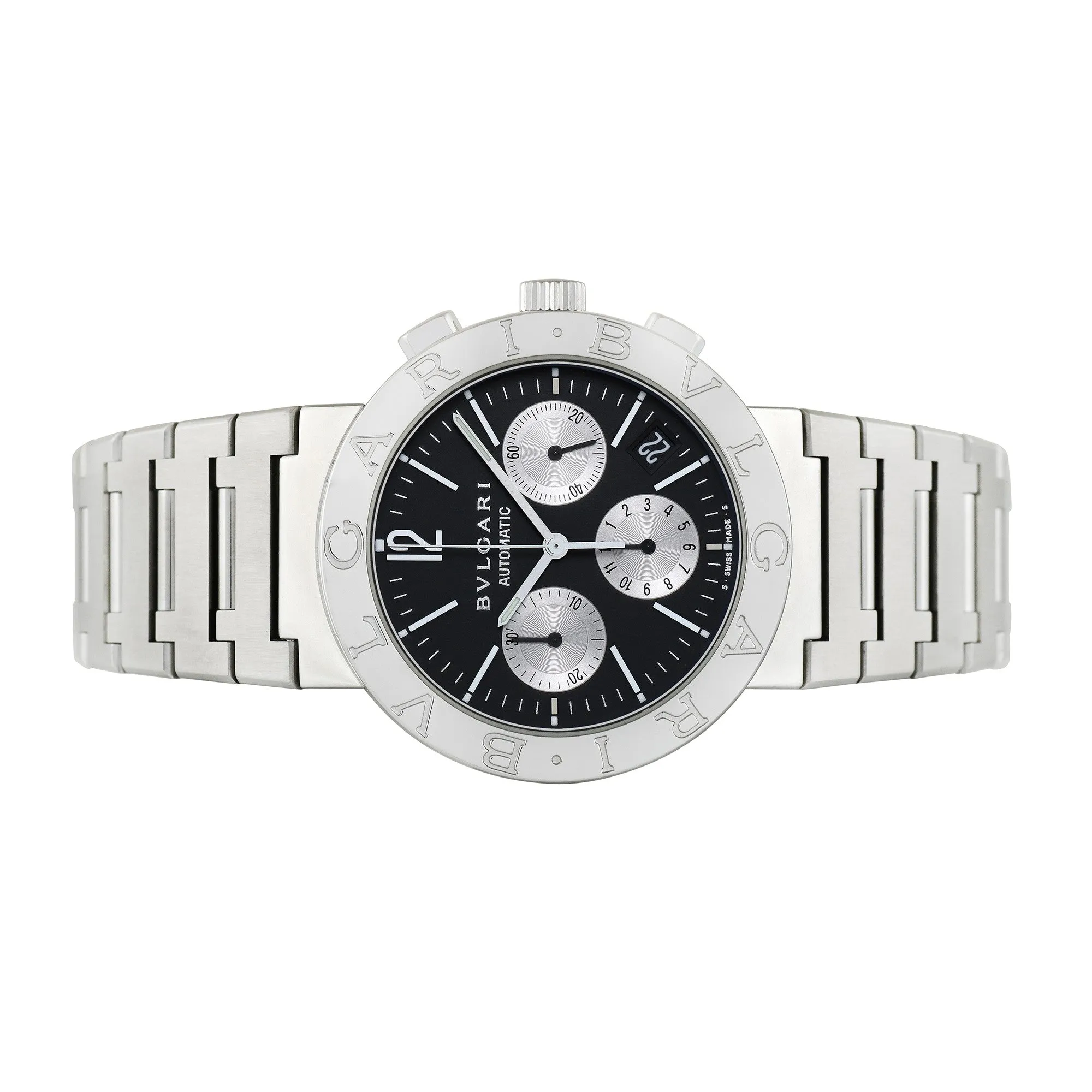 Pre-owned Bvlgari Men's Diagono Chrono #43