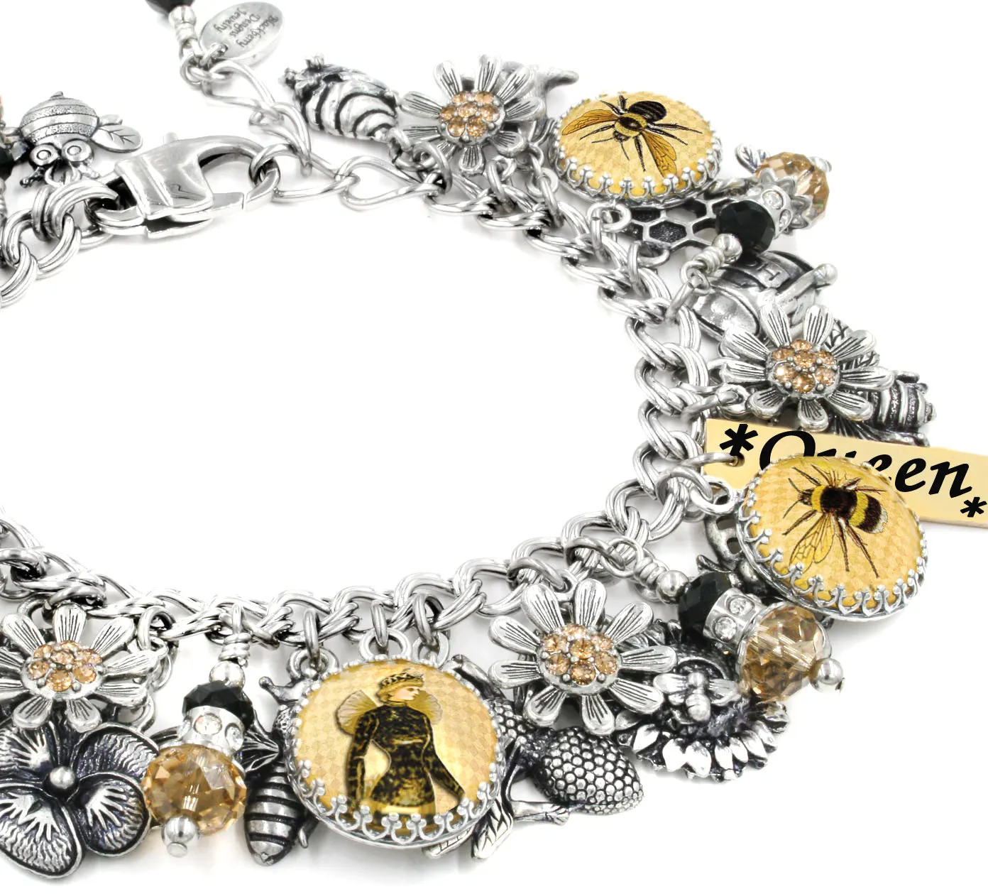 Queen Bee Charm Bracelet