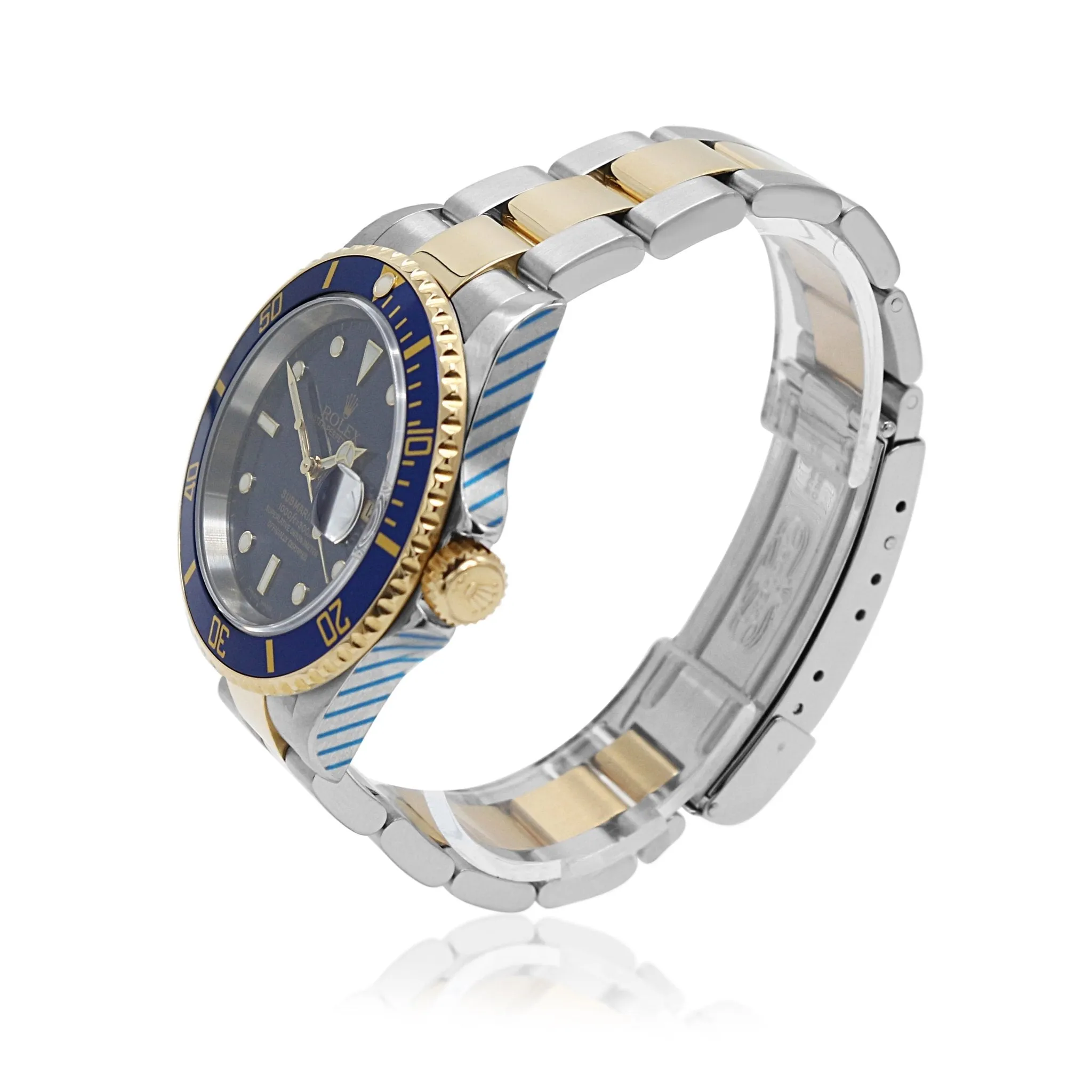 Rolex Submariner 40mm Steel & Gold Watch - Ref: 16613