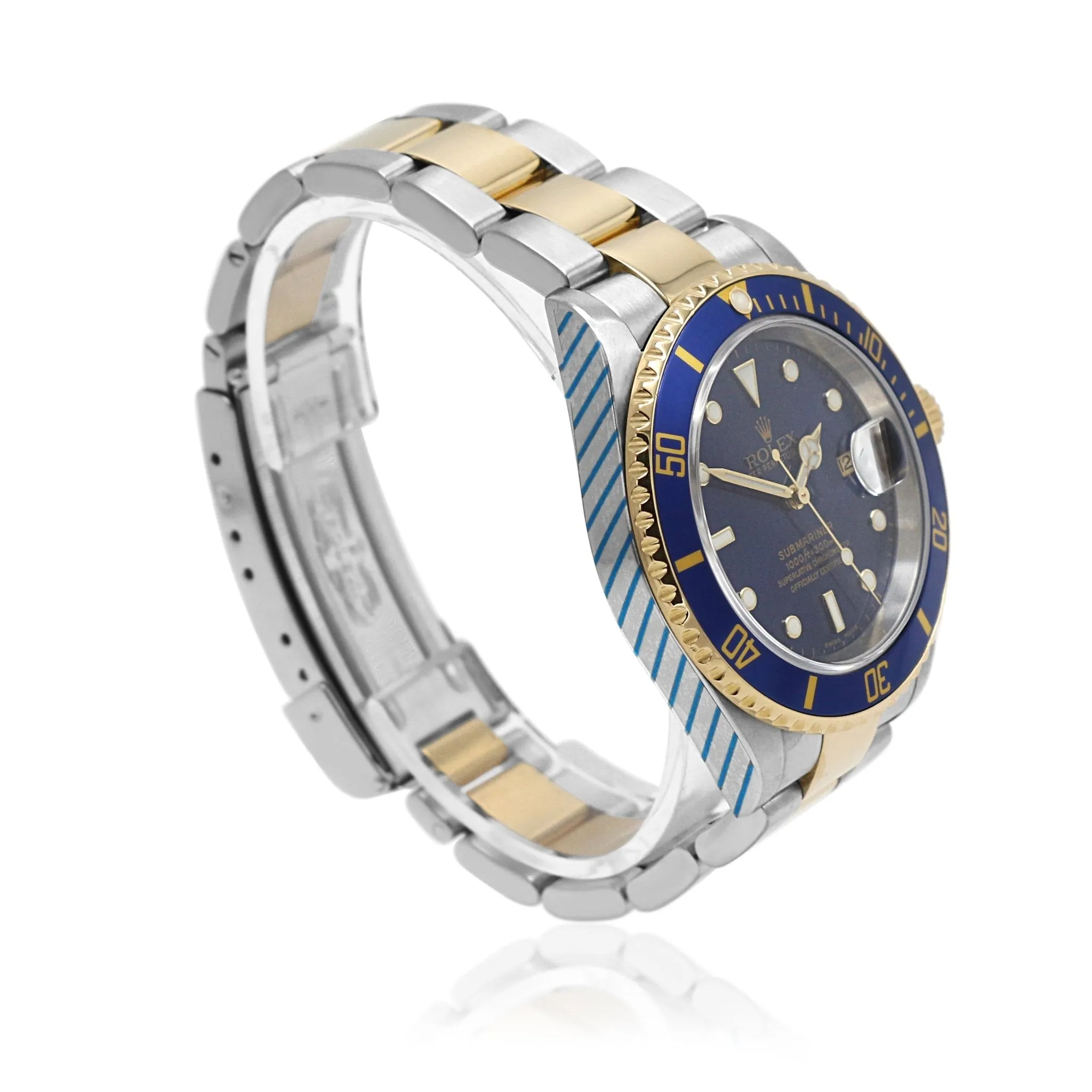 Rolex Submariner 40mm Steel & Gold Watch - Ref: 16613