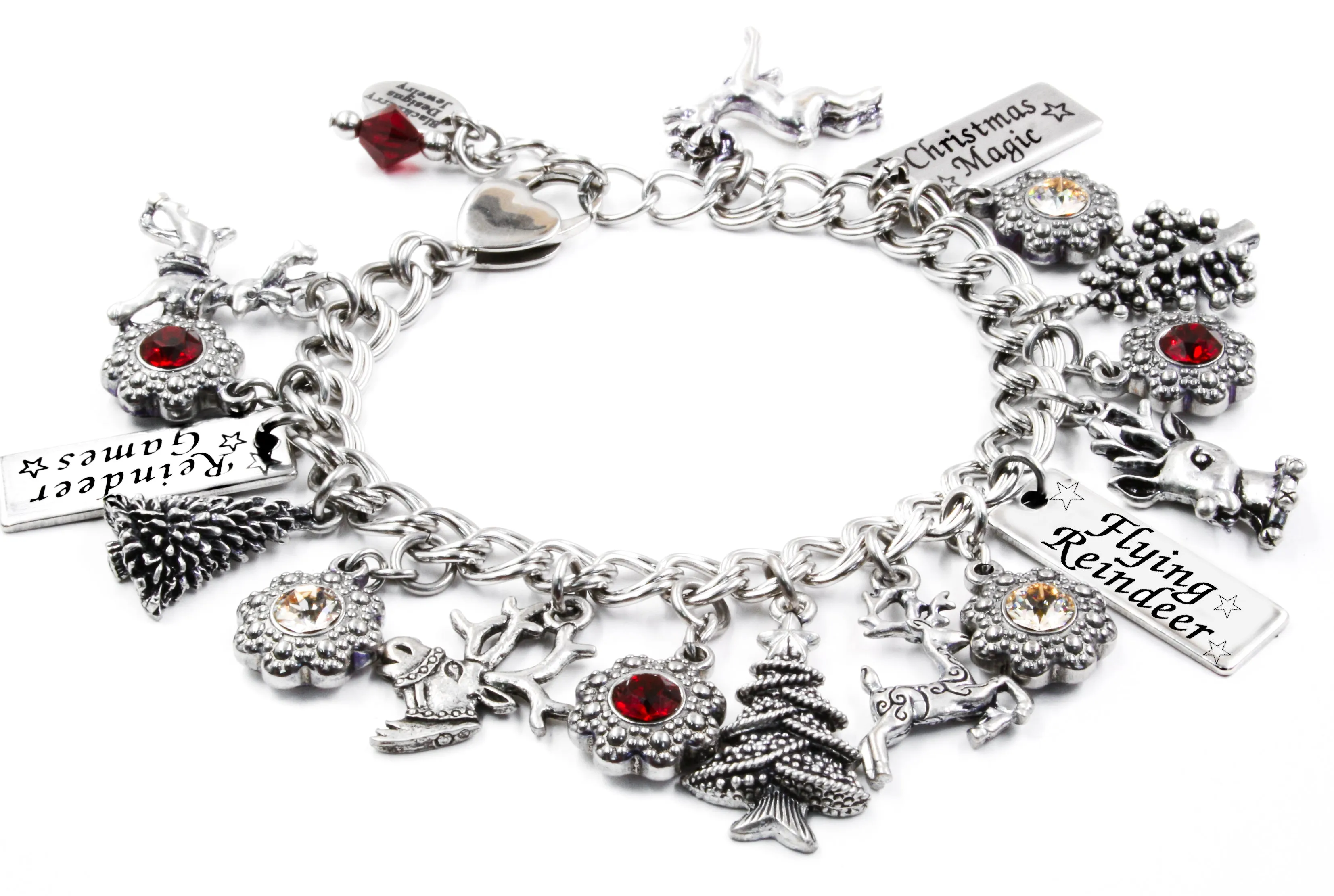 Rudolph Reindeer Charm Bracelet