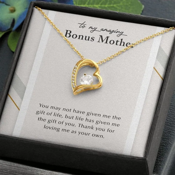 Sentimental Gift for Bonus Mother, Step Mom Gift, Present for Stepmom Bonus Mom Necklace, Stepmom Necklace, Step Mother's Day Gift from Bride