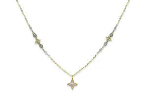 Shani Labradorite Beaded Star pendant Necklace