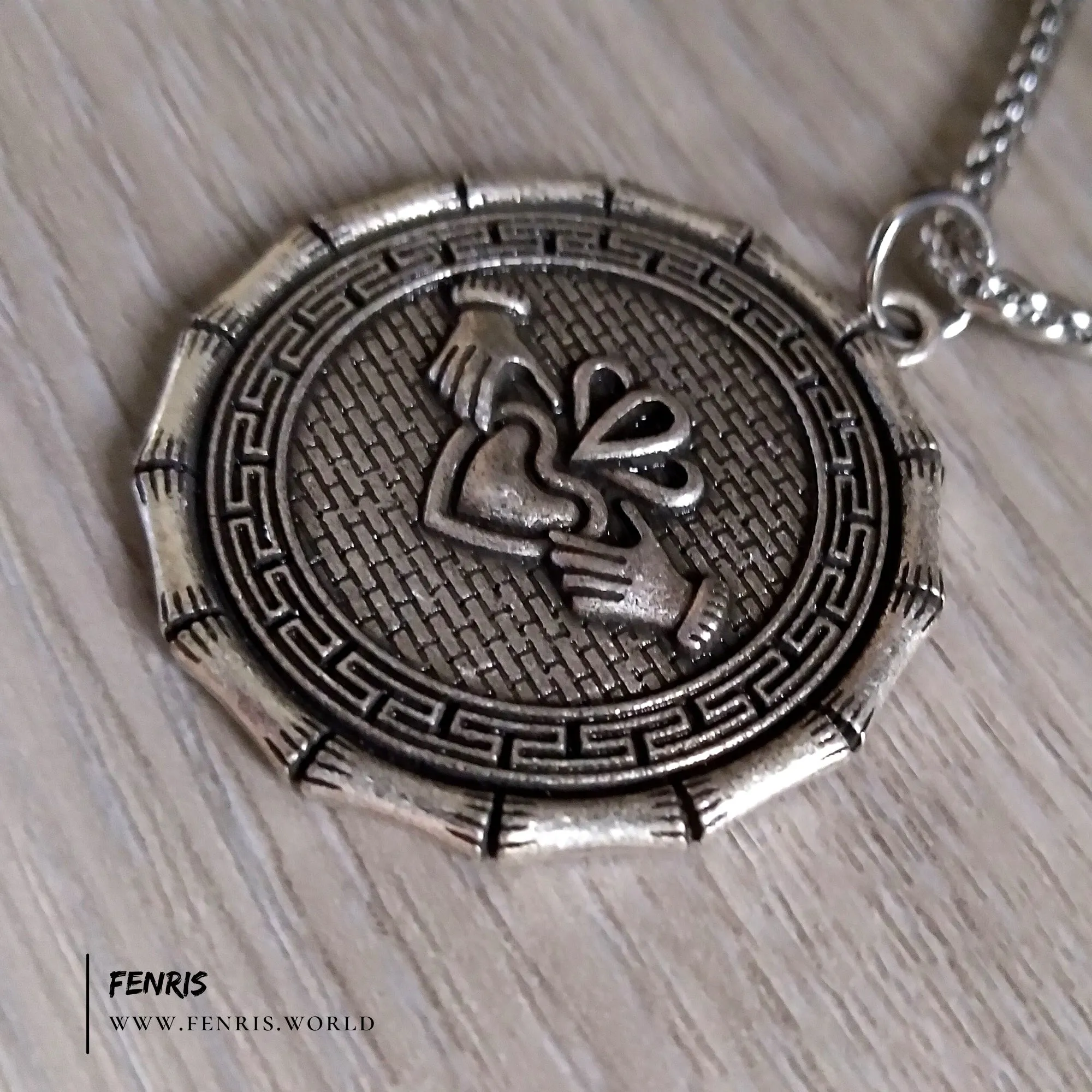 Silver Claddagh Coin Style Necklace Irish Celtic | Fenris